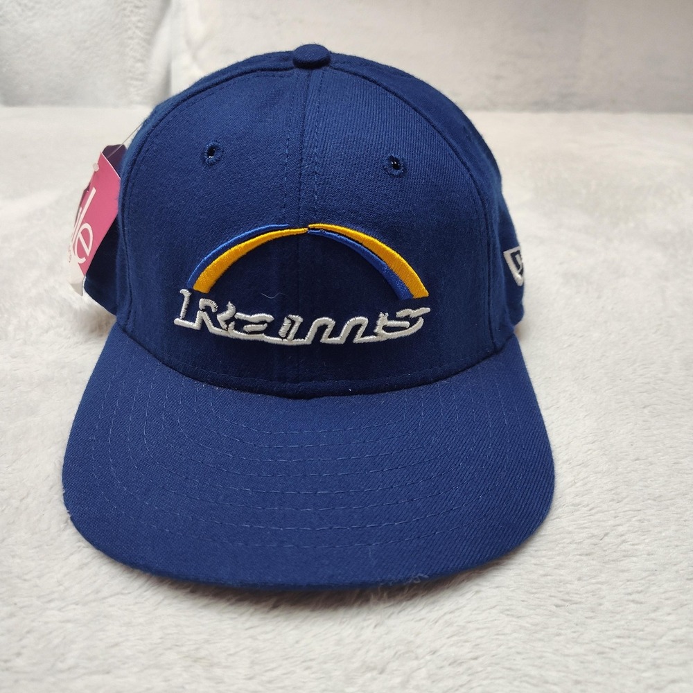 Vintage Los Angeles Rams New Era‎ Hat Cap Snap Back Mens Blue NFL Football USA